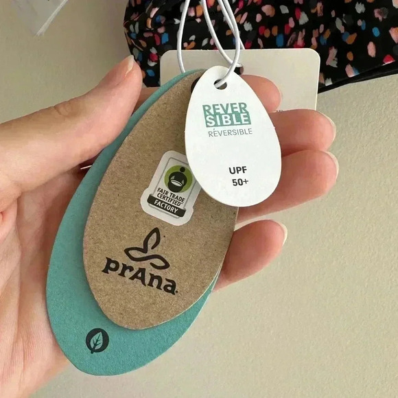 Prana Women’s Willow Falls Reversible Swim Top - Swimsuit - Alotta Dots, XL - Picture 11 of 16